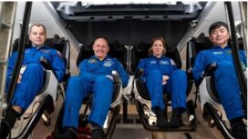 Empat astronout di ISS