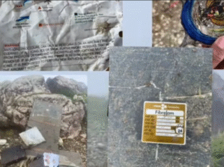 Inilah serpihan benda-benda yang diduga dari pesawat ATR yang jatuh di gunung Basarugun perbatasan Pangkep-Maros, Sulawesi Selatan, Selatan, sekitar pukul 13.05 waktu setempat (Witeng), Sabtu 17 Januari 2026, Pesawat angkut delapan kru dan 3 penumpang. Foto: ist
