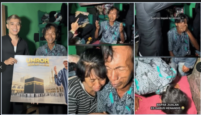 
					Gubenur Dedi Mulyadi mengundang Suderajat, penjual es gabus bersama ketua RW, Ali Akbar pasca viral kasus es berbahan baku spons, 28 Januari 2026. Foto: harianaceh.co