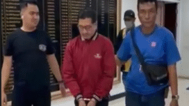 Polisi mernangka[ seorang pria berinisial SD, 30, sebagai tersangka pelaku pelemparan bus Trans Jatim. Dia seorang ASN di Pemkab Gresk. Foto: dok/ polres gresik