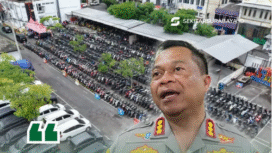 Inilah aksi Kapolrestabes Surabaya, Kombes M Luthfie menggelar acara Bazar Ranmor, acara menge,balikan barang bukti kejahatran pencurian motor kepada pemilkinya. Foto: Instagram@luthfie.daily