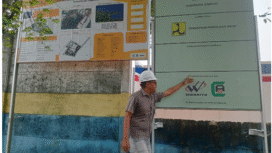 Pembangunan Sekolah Rakyat Terintegrasi di Jombang sedang dikebut, progresnnya lebih cepat dari perencanaan. Foto: kredonews.com/ elok apriyanto