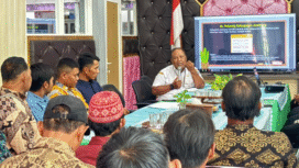 Dinas Pendidikan dan Budaya Pemkab Jombang menyelenggarakan rapat, pembinaan jupel situs di Disdikbud Jombang. Foto: kredonews.com/ elok apriyanto