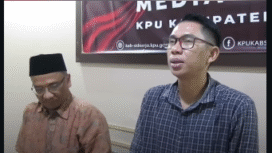 Ketua KPU Sidoarjo, Fauzan Adhim. Jumat, 23 Januari 2026, menyelenggarakan konferensi pers, terkait terbitnya SPDP Beraskrim Polri untuk memeriksa dana Rp 28 m, terhadap terlapor  Bupati Subandi. Foto:Instagram@portaljtv