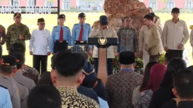 Presiden Prabowo meresmikan Sekolah Taruan Nusantara, di Malang selatan, Selasa, 13 Januari 2026. Prabwo menegaskan dalam empat ke depan, akan membangun 500 sekolah unggulan empat tahun ke depan. Foto: Tangkap layar video Youtube@beriatsatu