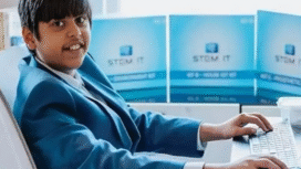 Remaja berusia 14 tahun ini bernama Siddharth Nandyala, dari Dallas, Texas, telah mengembangkan CircadiaV (juga disebut Circadian AI). Foto: globalindian.com