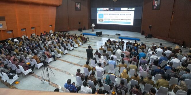 
					Kota Mojokerto ditunjuk sebagai salah satu dari 41 daerah pilot project Digitalisasi Bantuan Sosial. Dok.Diskominfo