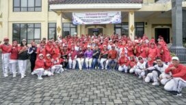 Kota Mojokerto menjadi tuan rumah Gebyar Senam DPC Persatuan Olahraga Pernapasan Indonesia (PORPI) se-Jawa Timur. Ist

