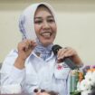 Wali Kota Mojokerto sekaligus Ketua PMI, Ika Puspitasari (Ning Ita), dalam Musyawarah Kerja II PMI Kota Mojokerto, (14/2). Ist