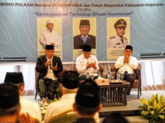 Menkopolkam RI Apresiasi Stabilitas Mojokerto, Ekonomi Tumbuh 6,5% . Dok. Humas
