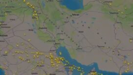 Wilayah udara Timur Tengah kosong