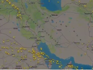 Wilayah udara Timur Tengah kosong