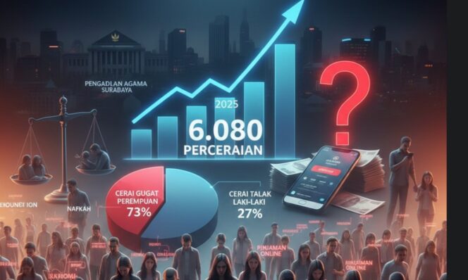 
					Ada 6000 Janda Baru di Surabaya 2025, Gegara Pinjol