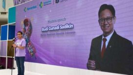 Menteri Kesehatan (Menkes) Budi Gunadi Sadikin dalam acara Peringatan Hari Kanker Sedunia Tahun 2026 di Jakarta, Rabu, 4 Februari 2026. (Foto: RRI/Aditya Prabowo)