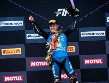 Aldi Satya Mahendra, 25, pembalap muda berbakat asal Bantul, Yogyakarta, Indonesia, yang baru saja mencetak sejarah dengan podium kedua di Race 2 World Supersport 600 seri pembuka 2026 di Phillip Island, Minggu, 22 Febaruari 2026. Foto: Instagram@aldimahendra_57