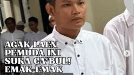 Sebelum sebelum ditangkap 9 Agustus 2025, Bagus Aji Wisnu, 24, sudah melakukan perbuatan cabul kepada lima perempuan dengan usia 40-50 tahun. Ia ditangka. Rabu 11 Februari 2026, ia diadili di PN Mojokeertu, dengan tuntutan 2.5 tahun penjara. Foto: Isntagram@kabarmojokerto