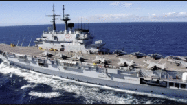 Inilah sosok kapal induk ringan Garibaldi, yang telah purna tugas setelah menjalankan misi 40 tahun. Kapal ini sudah selesai dilakukan renovasi dan menurut kabar segera dikirim ke Indonesia masuk ke jajaran TNI AL. Foto: Ist
