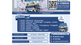 Pengumuman mudik gratis untuk 750 dari Pemkab Gresik. Foto: ist
