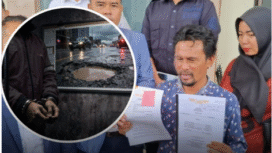 Seorang tukang ojek pangkalan bernama Al Amin ajukan gugatan perdata kepada Pemkab Pandeglang dan Pemprov Banten, senilai Rp 100 miliar. Ia merasa dirugikan akibat jalan rusak, ia mengalami kecelakaan menyebabnya penumpangnya meninggal dunia. Foto: Instagram@ctd_insider