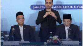 Hasil Sidang Isbat penentuan 1 Kemena-NU jatuh 19 Febaruari 2026. Foto: Instagram@infobanyuwangi