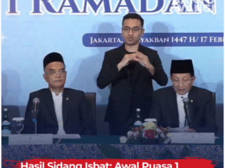 Hasil Sidang Isbat penentuan 1 Kemena-NU jatuh 19 Febaruari 2026. Foto: Instagram@infobanyuwangi