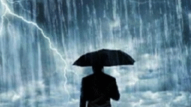 BMKG memprediksi terjadi hujan deras, disertai angin dan petir bisa terjadi di kawasan Kediri, jatim, pada hari Kamis, 5 Februari 2026. Foto: ist
