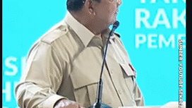 Presiden Prabowo menekankan seluruh jajaran kabinet, menterio, gubernur, bupati, TNI dan Polri untuk menjaga kebersihan di lingkungan masing-masin, saat memberikan arahan pada Rakonas Kementrian Dalam negeri, Senin 2 Ferbuari 2026. Foto: Ist