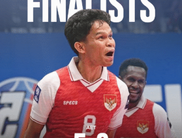 Tim Indonesia mampu menggilas Jepang dengan skor 5-3, dalam pertandingan semi final Piala Fulsal Asia 2020, di Senayan, Jakarta, kamis 5 Februari 2026. Foto: Instagram@seasiagoal