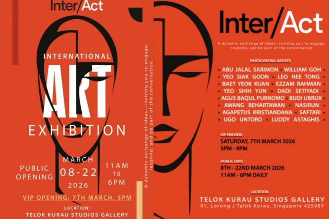 
					Pameran Inter/Act, mempertemukan seniman kontemporer Indonesia dan Singapura. Foto: Ist