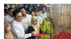 Mendag saat tinjau pasar