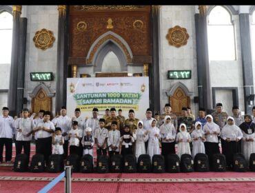 Jombang gulirkan aksi berinfaq, termasuk satuni 1.000 anak yatim piatu, Selasa 3 Maret 2026. Foto: diskominfp pemkab jombang
