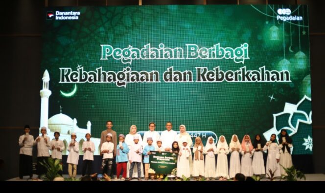 
					PT Pegadaian Kanwil Surabaya punya aktivitas rutin menyelenggarakan Safari Rmadha, kali mengundang 30 anak panti asuhan untuk berbagi. Foto: dok/ pegadaian kanwil surabaya