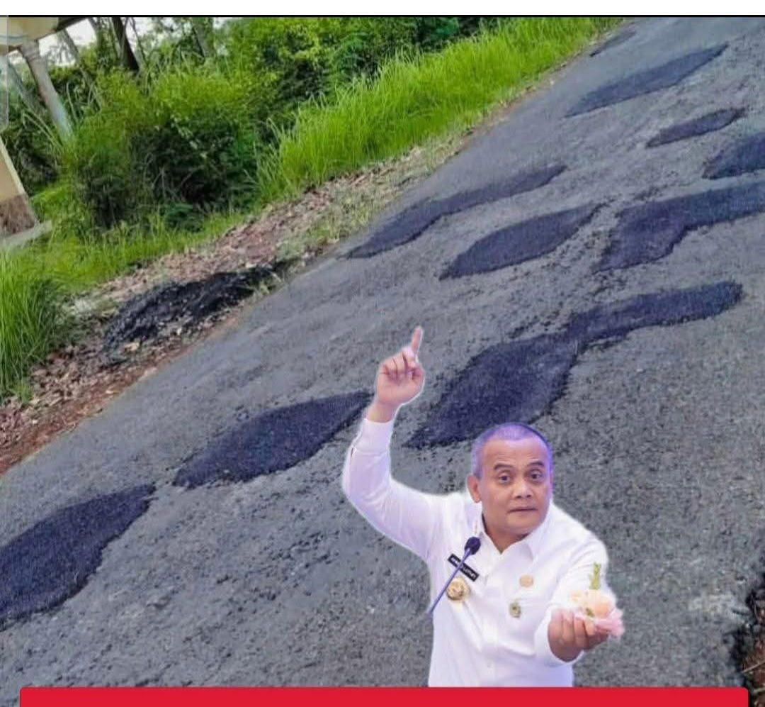 Ilustrasi penambalan jalan berlubang di Jawa Tengah jumlahnya mencapai 93.000 lubang. Fito: ist