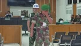 Serma Yonanda Agusta, anggora Kodim Ibdragiri, divonis hukuman 20 tahun penjara, dipecat dari dinas kemiliteran. Foto: jejakfakta