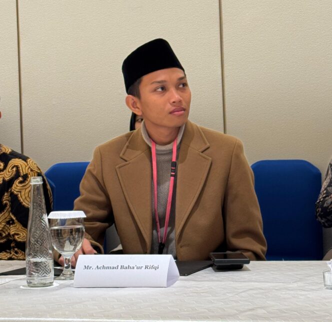
					Achmad Baha’ur Rifqi, ­Presidium Nasional BEM PTNU se-Nusantara. Foto: Ist