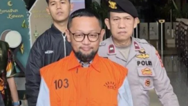 Lebaran kurang tiga hari, Selasa 17 Maret 2026, KPK menahan  Ishfah Abidal Aziz, alias Gus Alex, adalah tokoh Nahdlatul Ulama (NU) yang menjabat Staf Khusus Menteri Agama pada 2020-2024. Foto: ist