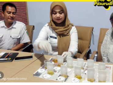 BNN Pasuruan melakuan suvei dan skrening kepadsa siswa SM di Pasuruan, hasilnya terdapat 35 siswa positif narkoba berdasarkan hasil test urine. Foto: Instagram@ayo.pasuruan