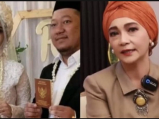 (Kiri) Vina Luciana saat menikah dengan  Rafi Ikhsan Muharam. (Kanan) Firdha Razak, ibu Rafi yang melaporkan istrinya Vina melakukan poliandri. Vian dituduh menikah siri dengan pria lain saat masih berstatus suami Rafi. Foto: Ist