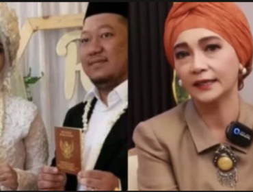 (Kiri) Vina Luciana saat menikah dengan  Rafi Ikhsan Muharam. (Kanan) Firdha Razak, ibu Rafi yang melaporkan istrinya Vina melakukan poliandri. Vian dituduh menikah siri dengan pria lain saat masih berstatus suami Rafi. Foto: Ist