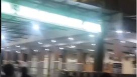 Ledakan besar terjadi di masjid raya Pesona Regency, Jember, pada 16 Maret 2026, meliputi beberapa bagian struktural utama di area wudhu pria. Foto: Instgaram@jember24jam