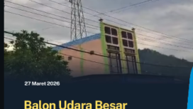 Tim HSSE (Kesehatan, Keselamatan, Keamanan & Lingkungan) UPT PLN terjung ke lokasi SUTET yang terimpa balon raksasa ilegal di Desa Sumber, Karangan, Trenggalek, Jumat 27 Maret 2026. Foto: kabar_trenggalek