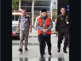 Muncul video rekaman saat mantan Menag Yaqut Cholil Qoumas yang baru saja tiba di kantor KPK, setelah menjalani masa libur tahanan sejak Kamis 19 Maret 2026. Ia kembali ke kantor KPK, Selasa 24 Maret  2026. Foto: Instagram@kumparan