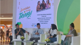 Menyemarakan bulan suci Ramadan 1447 H, PT Pegadaian Kantor Wilayah XII Surabaya menghadirkan event spesial bertajuk “Ramadhan Bareng Tring!” yang digelar pada 28 Februari – 1 Maret 2026 di Atrium Tunjungan Plaza 3 Surabaya. Foto: Ist