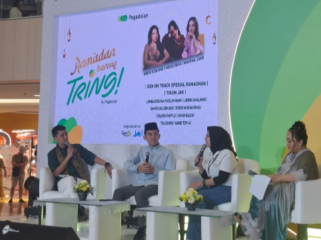 Menyemarakan bulan suci Ramadan 1447 H, PT Pegadaian Kantor Wilayah XII Surabaya menghadirkan event spesial bertajuk “Ramadhan Bareng Tring!” yang digelar pada 28 Februari – 1 Maret 2026 di Atrium Tunjungan Plaza 3 Surabaya. Foto: Ist