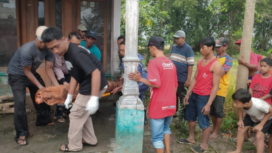 Sorang buruh tani meninggal dunia akibat tersmbar petir, Minggu 29 Maret 2026 di desa Minggu, 29 Maret 2026, sekitar pukul 15.00 WIB di area persawahan Dusun Ngemprak, Desa Kedungbetik, Kecamatan Kesamben, Jombang. Foto: ist