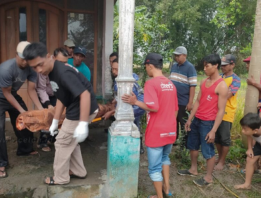 Sorang buruh tani meninggal dunia akibat tersmbar petir, Minggu 29 Maret 2026 di desa Minggu, 29 Maret 2026, sekitar pukul 15.00 WIB di area persawahan Dusun Ngemprak, Desa Kedungbetik, Kecamatan Kesamben, Jombang. Foto: ist