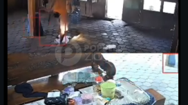 Supriyanto, 33, membawa parang mengamuk melukai ibu dan ayahnya, serta empat warga sekitarnya, terjadi di Grobogan jawa Tengah, Minggu 29 Maret 2026. Foto: Instagram@poplerzone