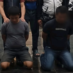 kedua pelaku saat diamankan petugas