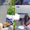 Viral rombongan turis India ketahuan mencuri sejumlah barang hotel di Ubud, Bali. (TikTok/infodenpasarterkini1)