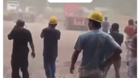 Terjadi kecelakaan kerja, sebuah besi tua digerinda meledak mirip bom. Seorang pekerja tewas, dan satunya lagi mengalami luka berat. Terjadi di pengolah baja PT Greel Wall Steel, di desa janti, kecamatan Waru, Sidoarjo, Senin, 6 April 2026. Foto: Instagram@portalJTV